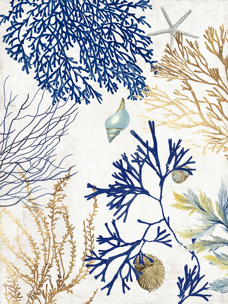 Soft Blue Corals I art print by Aimee Wilson for $57.95 CAD