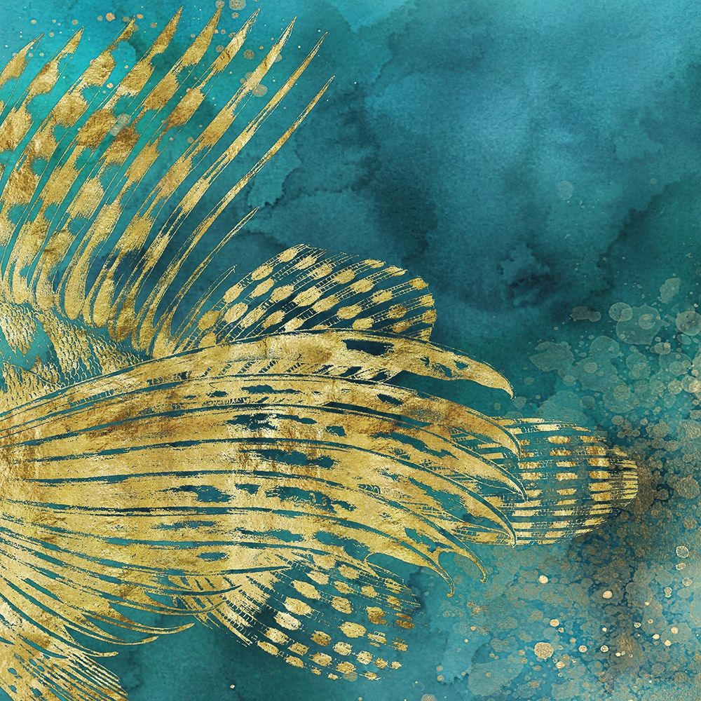 Lionfish Coming on Aqua II art print by Christine Zalewski for $57.95 CAD