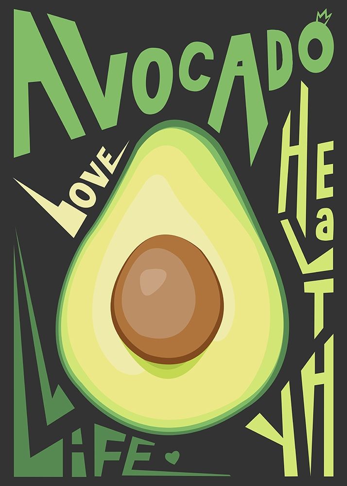Kitchen Avocado art print by Ayse for $57.95 CAD