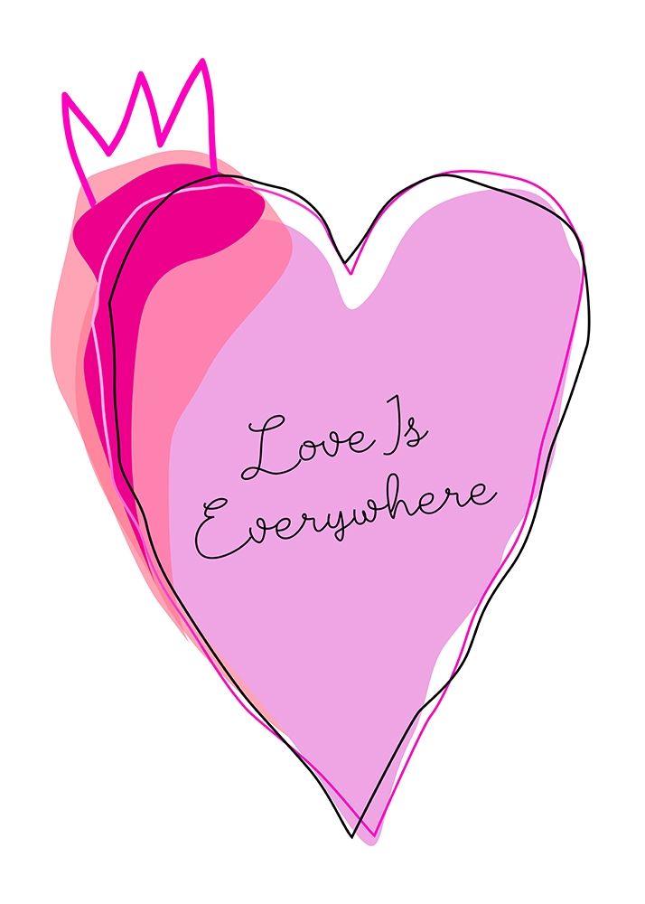Love is Everywhere art print by Ayse for $57.95 CAD