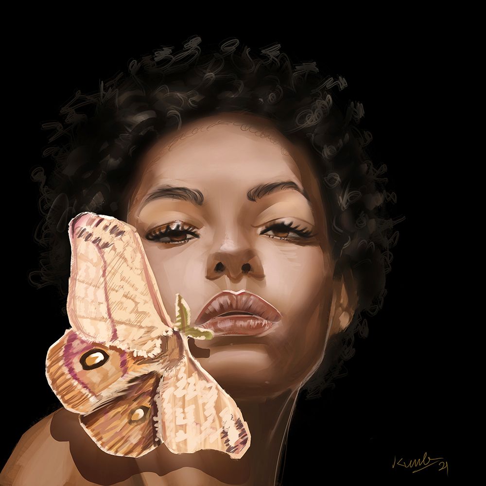 Moth art print by Adekunle Adeleke for $57.95 CAD