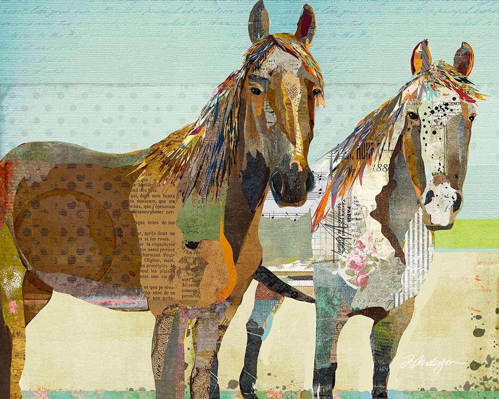 Two Horses art print by Traci Anderson for $57.95 CAD
