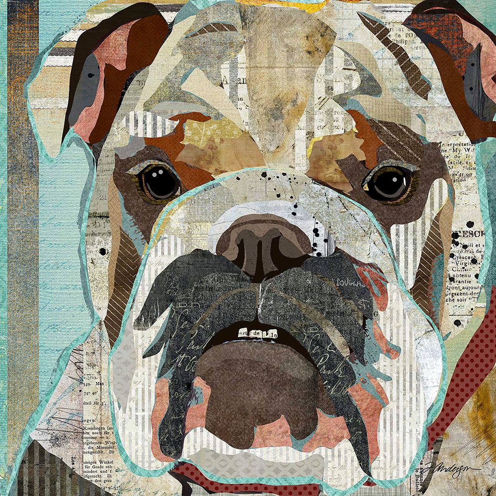 English Bulldog art print by Traci Anderson for $57.95 CAD