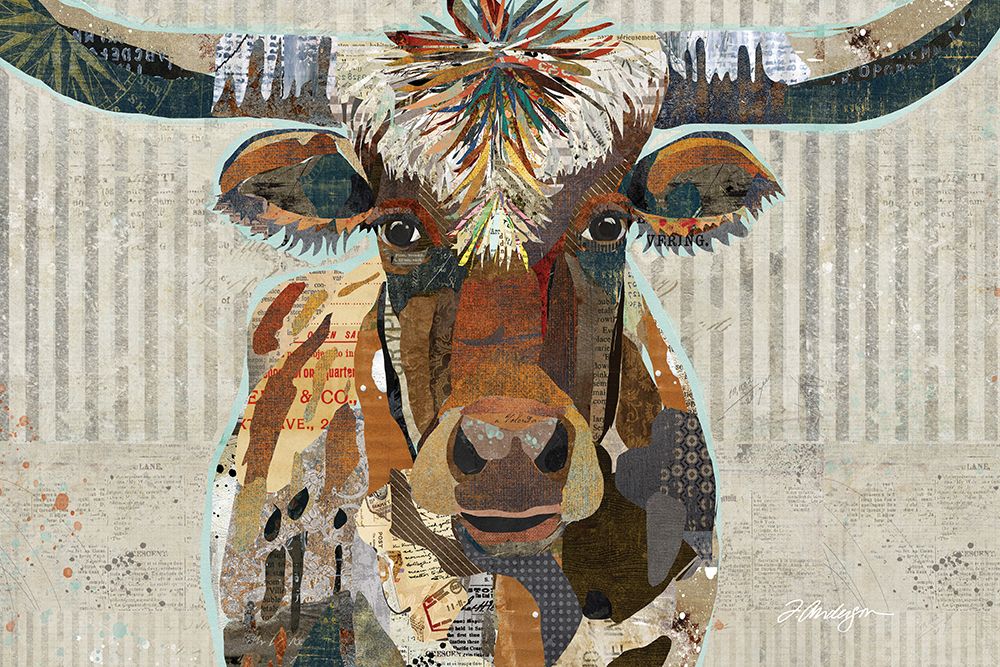 Longhorn art print by Traci Anderson for $57.95 CAD