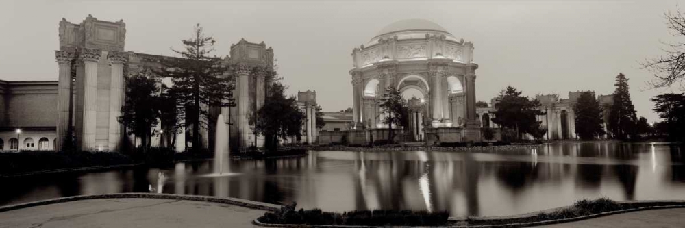 Palace Of Fine Arts Pano - 4 art print by Alan Blaustein for $57.95 CAD