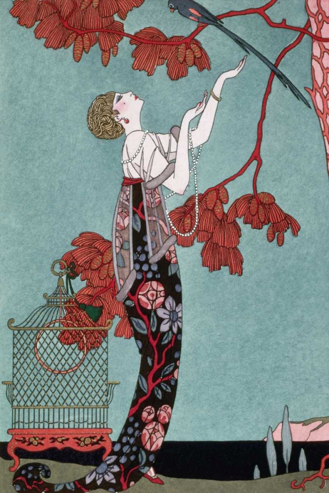 Fashion Illustration 1914 art print by Georges Barbier for $57.95 CAD