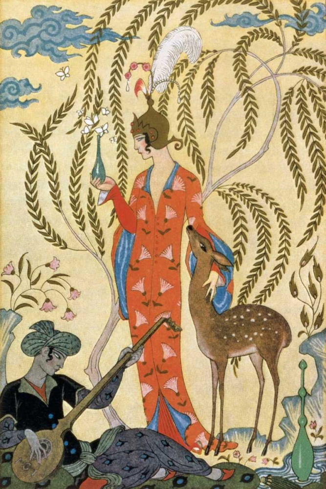 Persia art print by Georges Barbier for $57.95 CAD