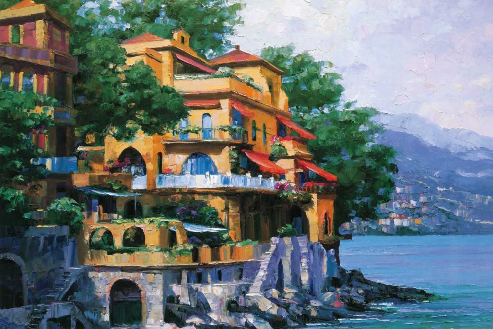 Portofino Villa art print by Howard Behrens for $57.95 CAD