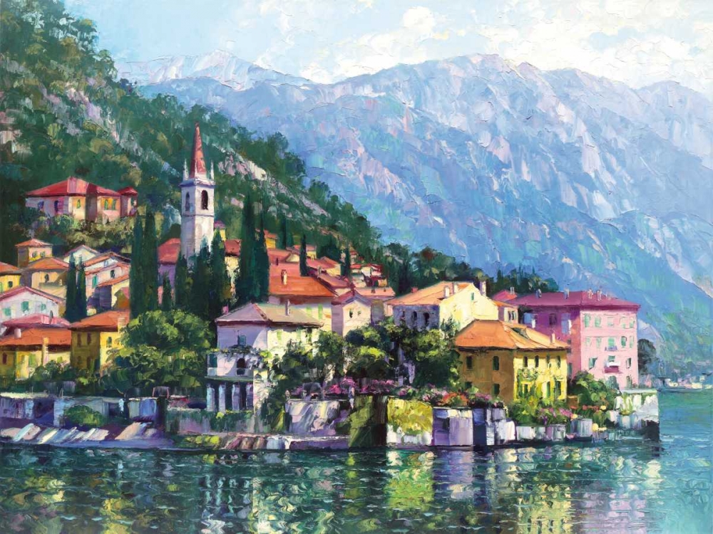 Reflections of Lake Como art print by Howard Behrens for $57.95 CAD