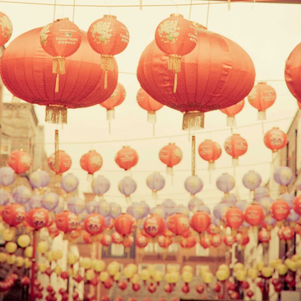 Chinese Lanterns art print by Keri Bevan for $57.95 CAD