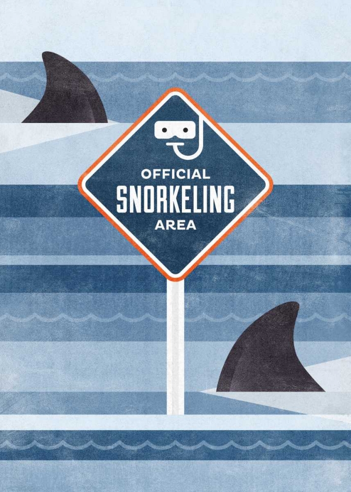 Official Snorkeling Area art print by Hannes Beer for $57.95 CAD