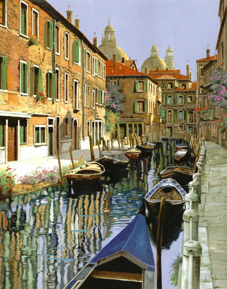 La Barche Sul Canale art print by Guido Borelli for $57.95 CAD