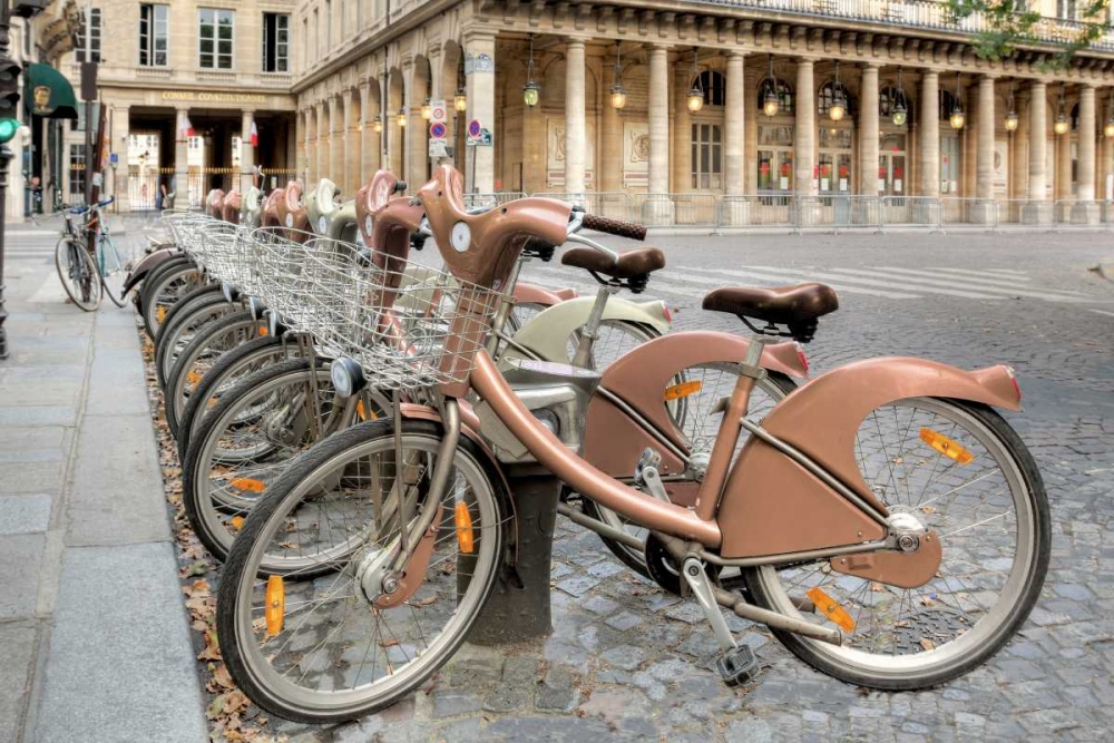 Paris Cycles 2 art print by Alan Blaustein for $57.95 CAD
