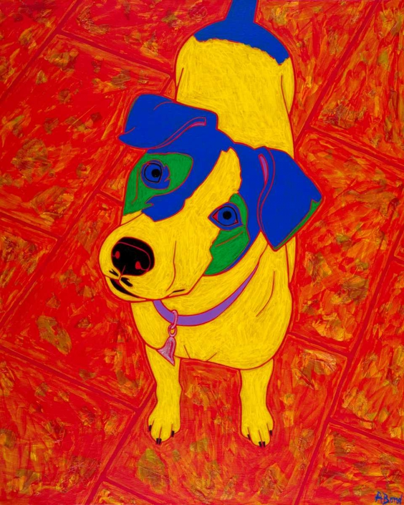 Feisty Jack Russell art print by Angela Bond for $57.95 CAD