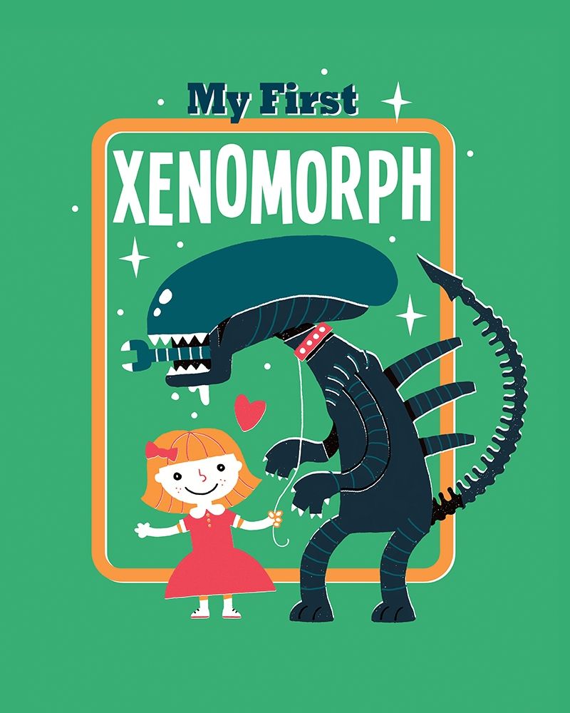 My First Xenomorph art print by Michael Buxton for $57.95 CAD