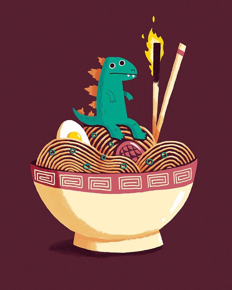 Guardian of the Noodles art print by Michael Buxton for $57.95 CAD