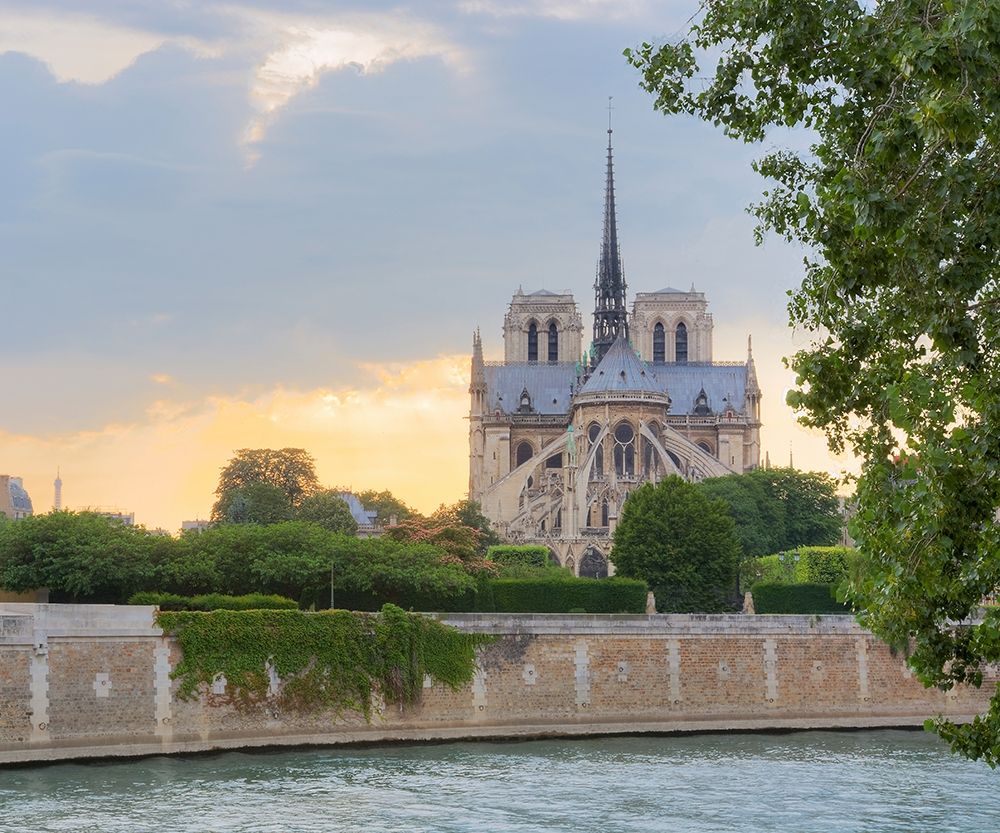 Notre Dame - View from the Seine art print by Alan Blaustein for $57.95 CAD