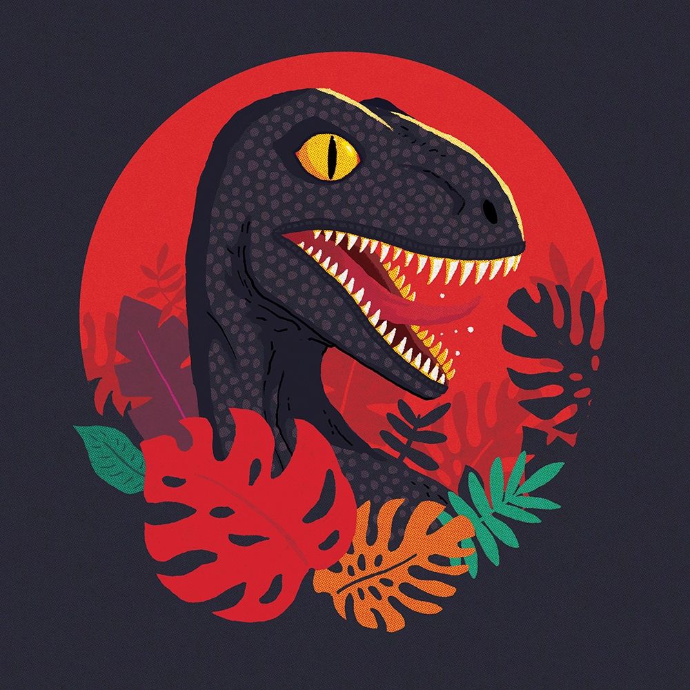 Tropic Raptor art print by Michael Buxton for $57.95 CAD