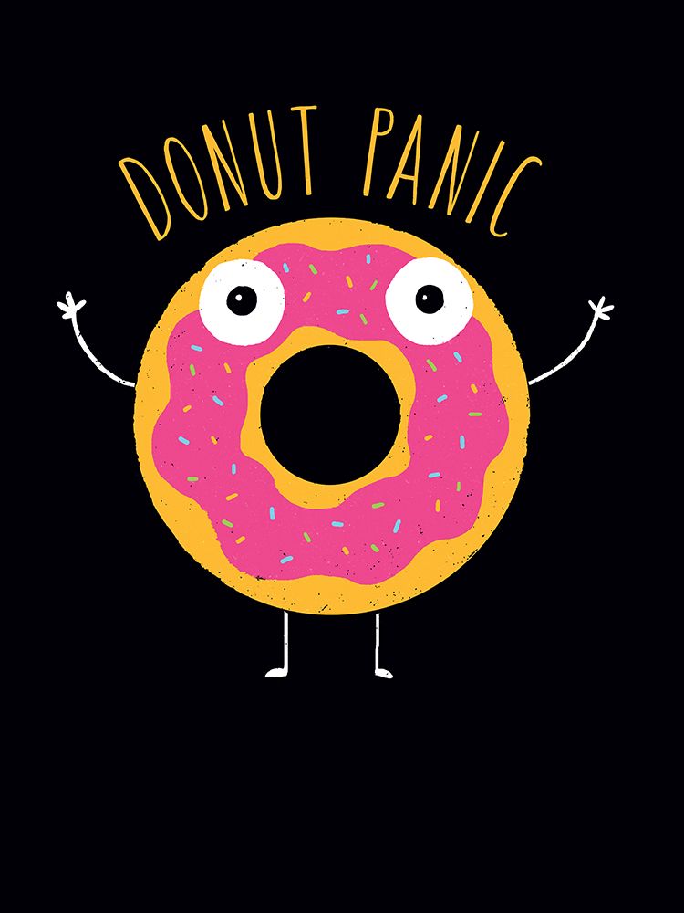 Donut Panic art print by Michael Buxton for $57.95 CAD