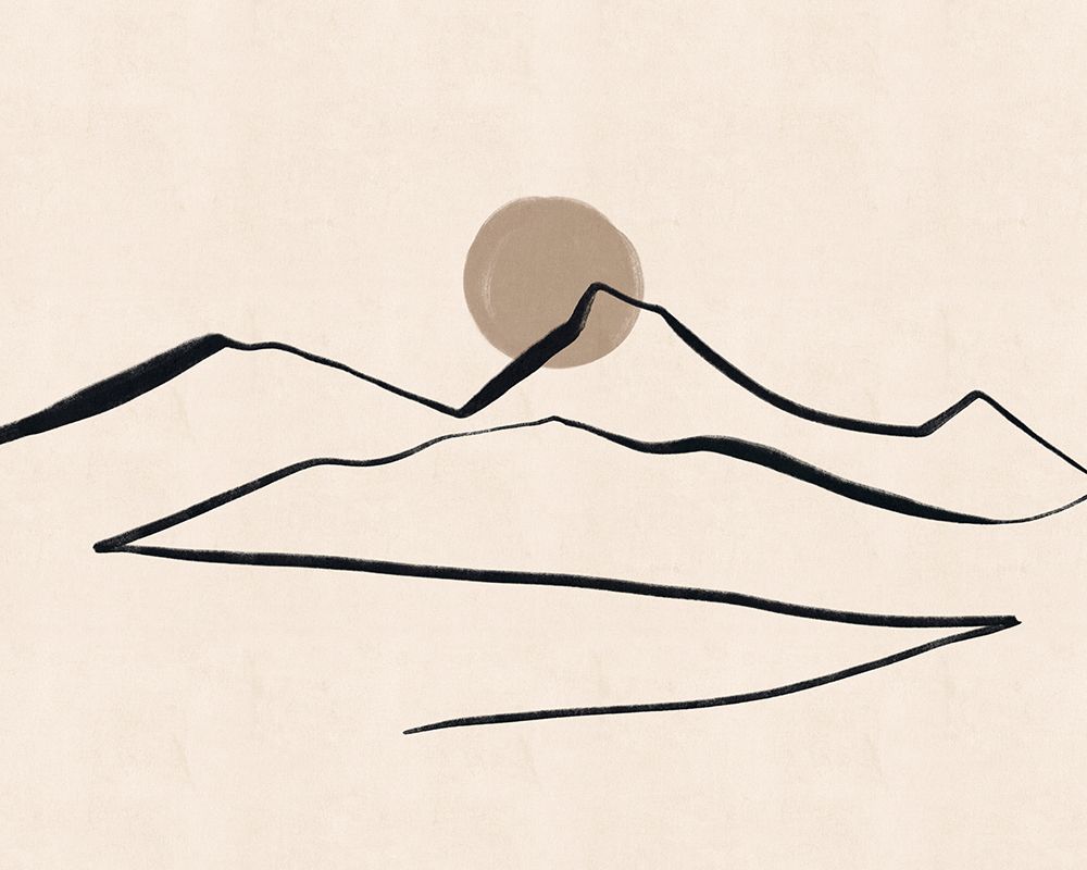Linear Landscape No. 1 art print by Katie Beeh for $57.95 CAD