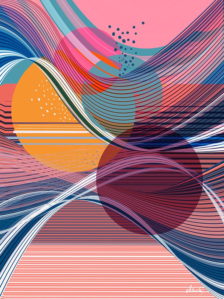 Ephemeral Waves art print by Ishita Banerjee for $57.95 CAD