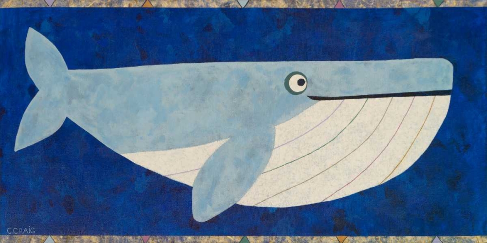 Wendell the Whale art print by Casey Craig for $57.95 CAD