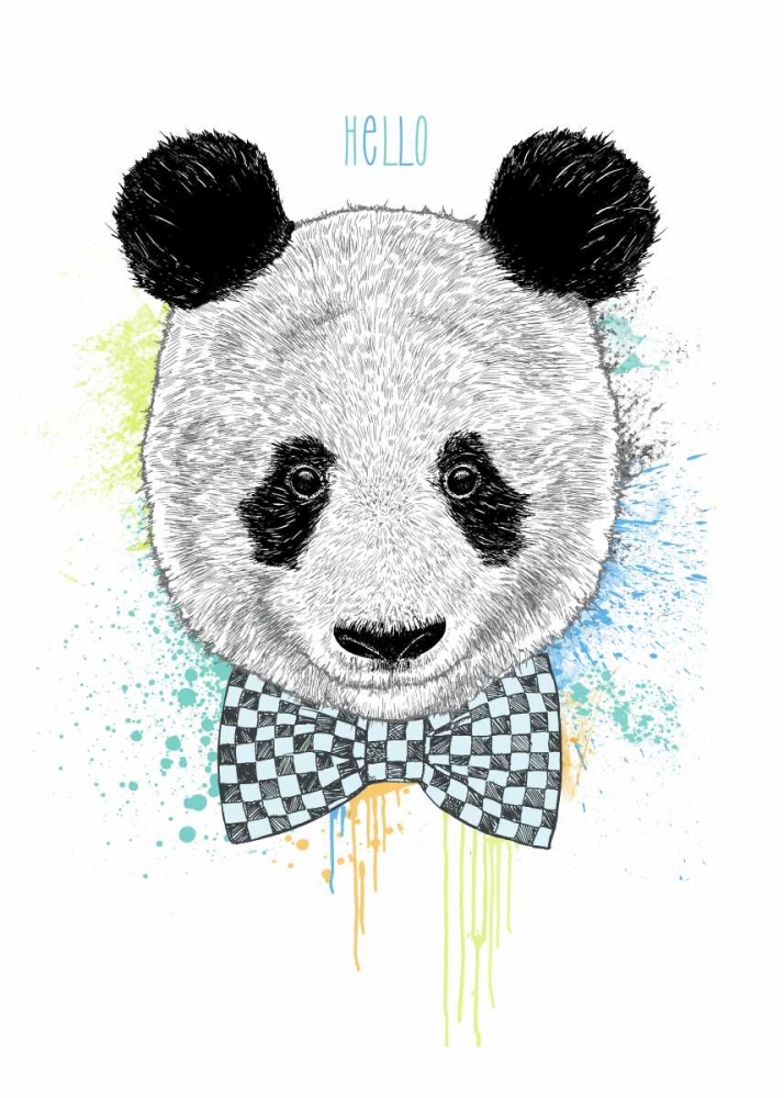Hello Panda art print by Rachel Caldwell for $57.95 CAD