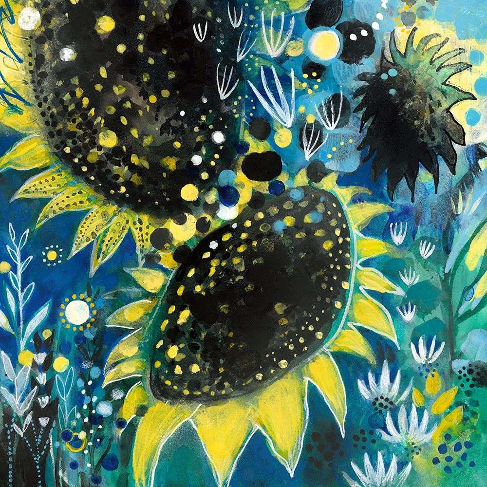 Sunflower Kisses art print by Corina Capri for $57.95 CAD