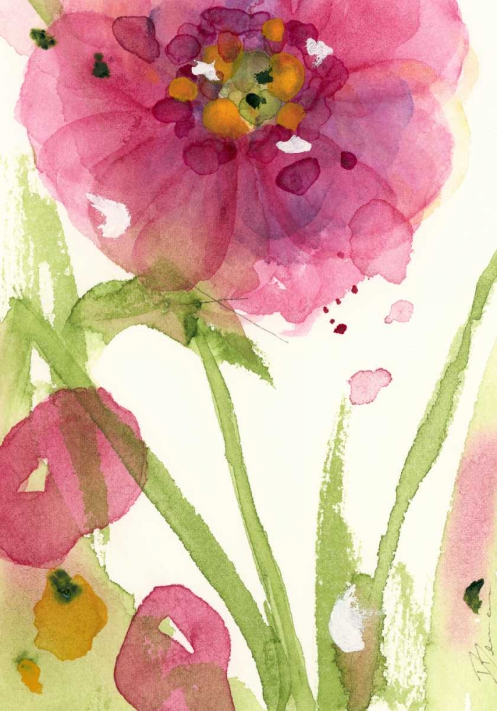 Pink Wildflower art print by Dawn Derman for $57.95 CAD