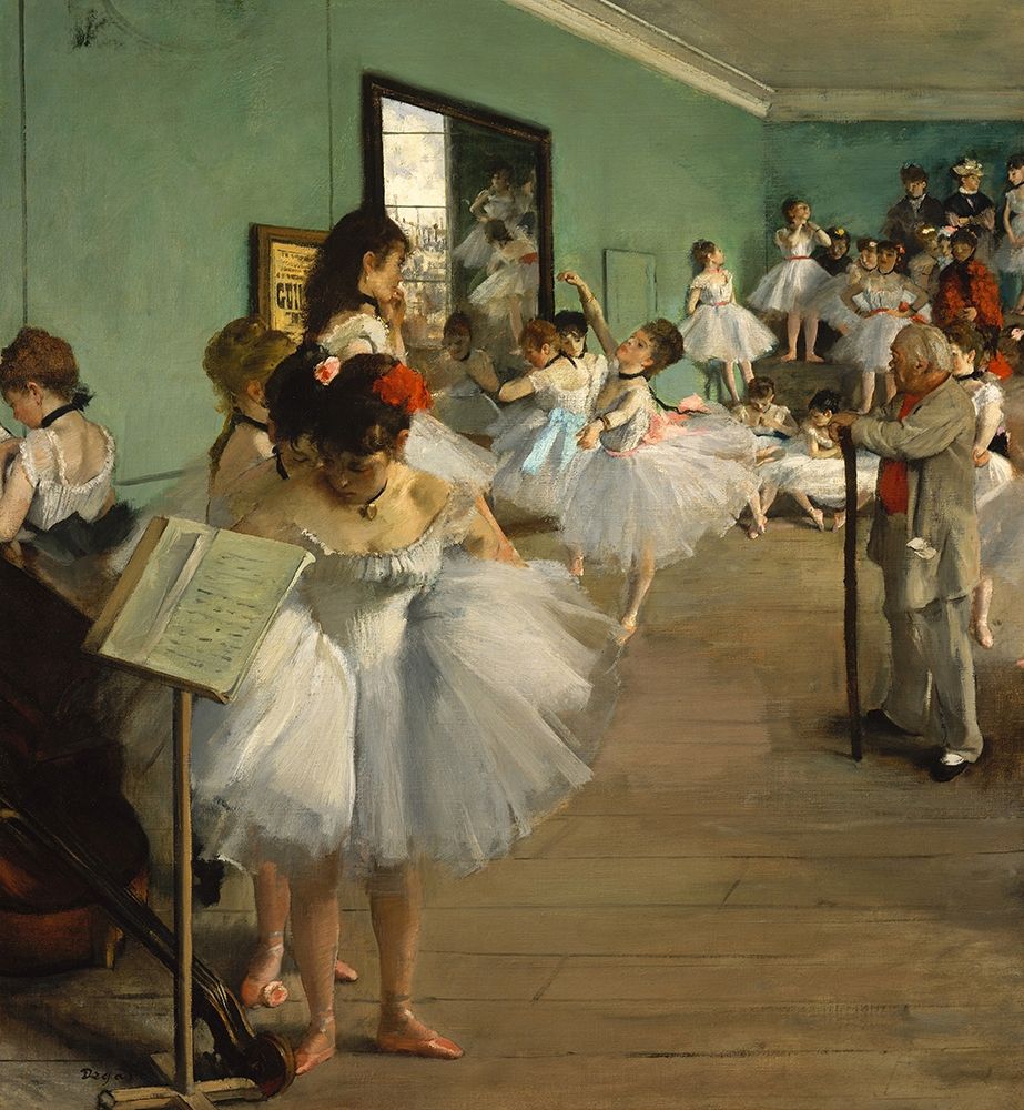 The Dance Class art print by Edgar Degas for $57.95 CAD