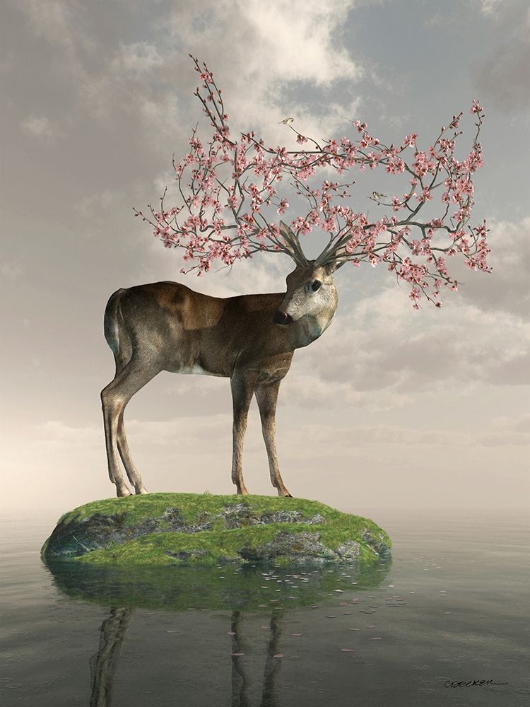 The Guardian of Spring art print by Cynthia Decker for $57.95 CAD