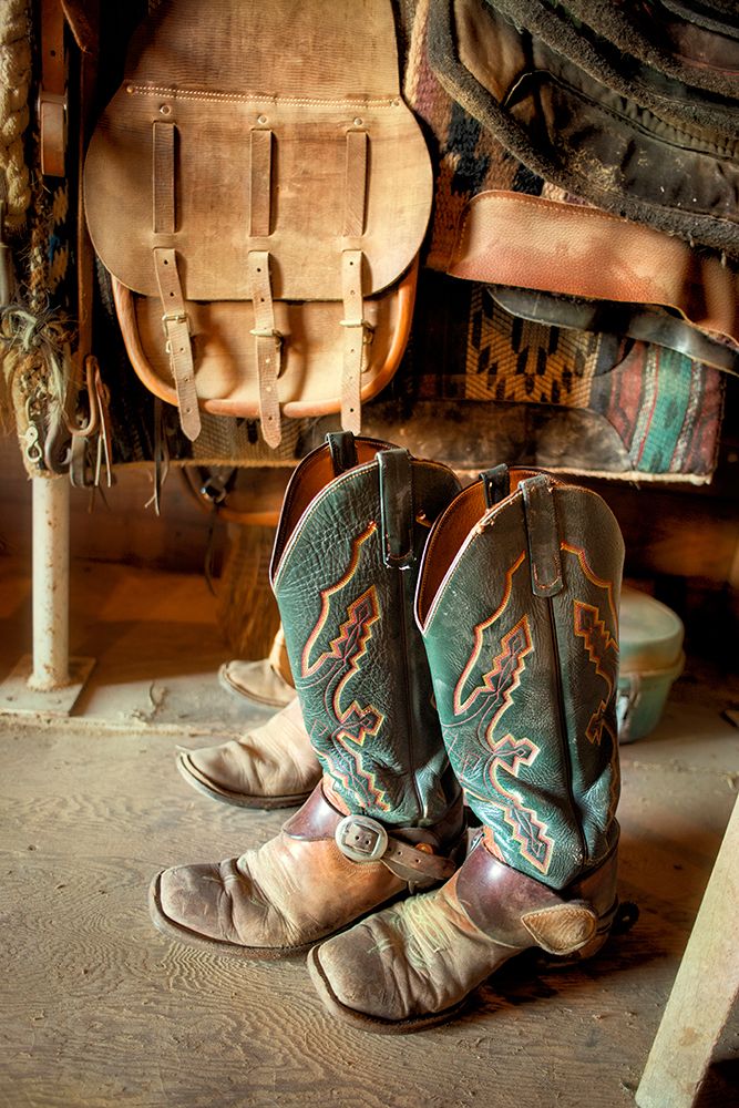 Old Boots art print by Lisa Dearing for $57.95 CAD