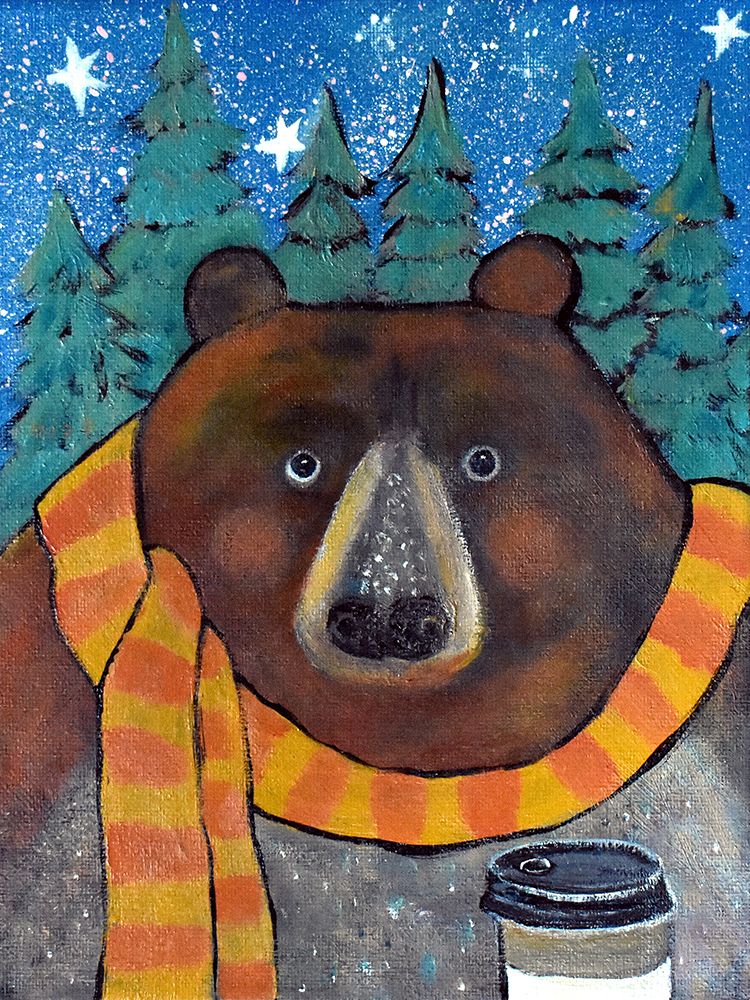 Edgar A Bear art print by Andrea Doss for $57.95 CAD
