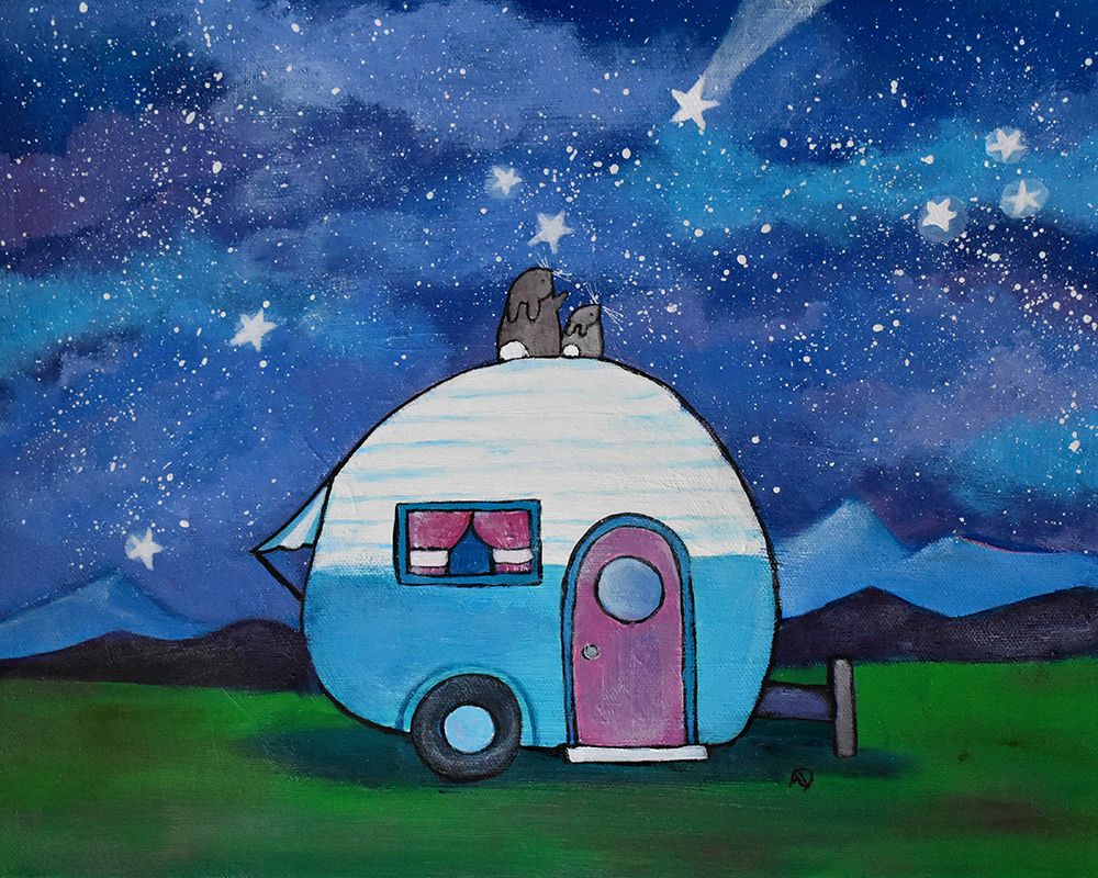 Sky Watching art print by Andrea Doss for $57.95 CAD