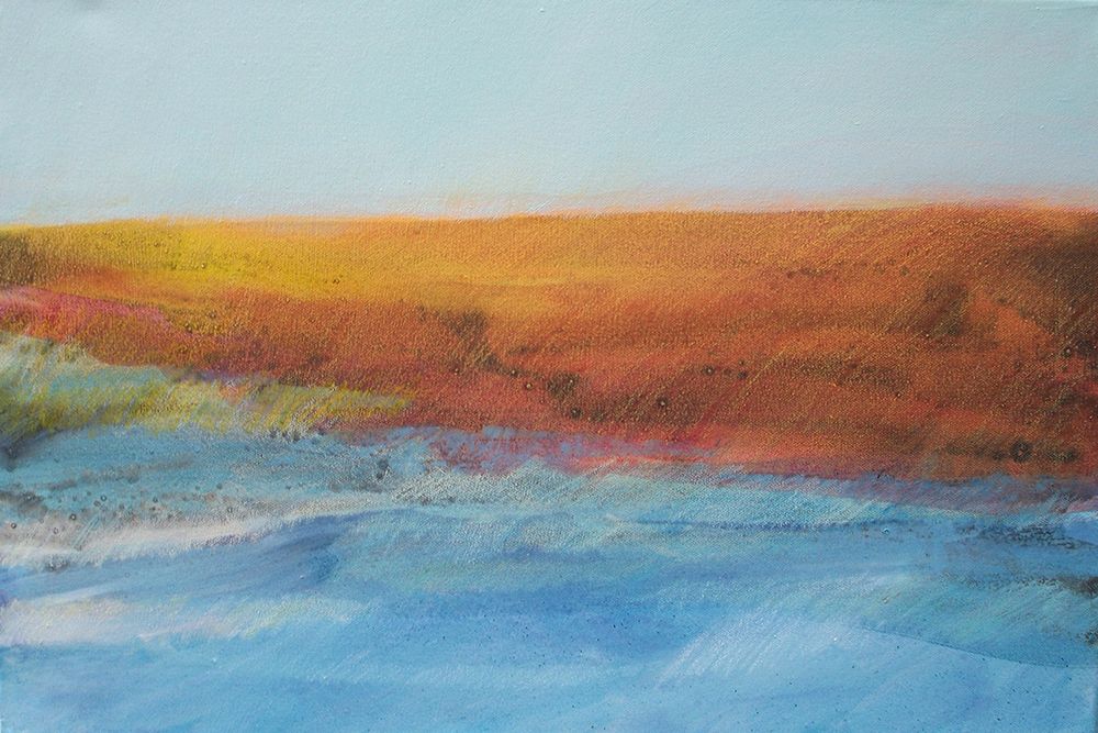 Sea and Red Land art print by Skadi Engeln for $57.95 CAD