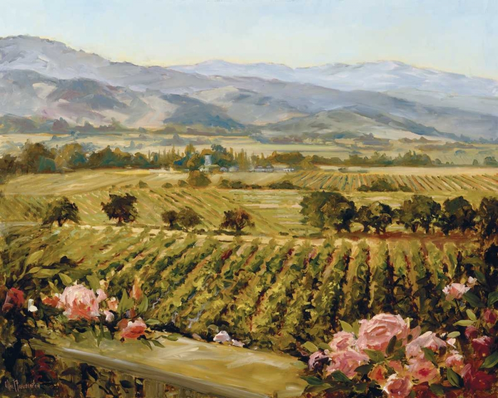 Vineyards to Vaca Mountains art print by Ellie Freudenstein for $57.95 CAD