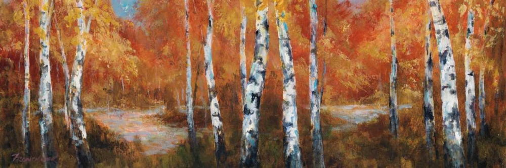 Autumn Birch II art print by Art Fronckowiak for $57.95 CAD