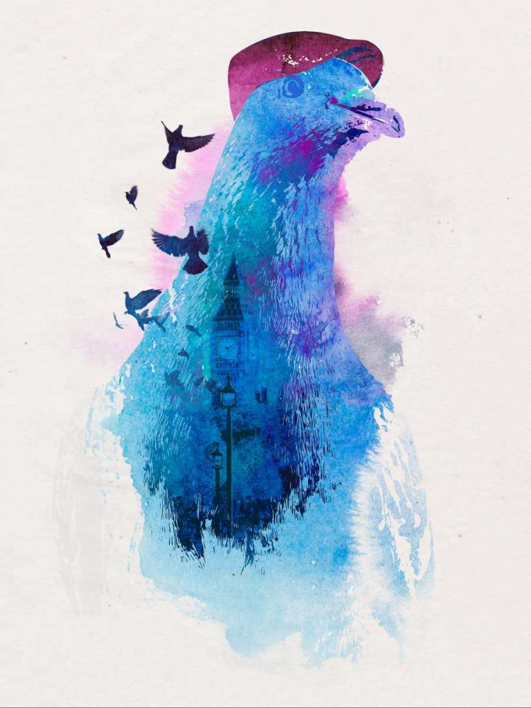 Everybody Flies to London art print by Robert Farkas for $57.95 CAD