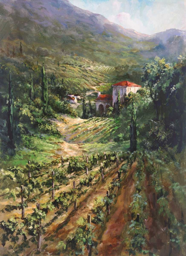 Tuscany Vineyard art print by Art Fronckowiak for $57.95 CAD