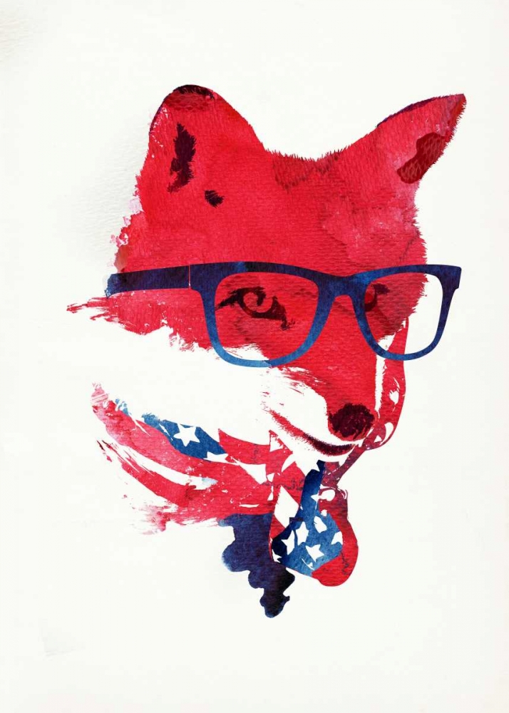 American Fox art print by Robert Farkas for $57.95 CAD