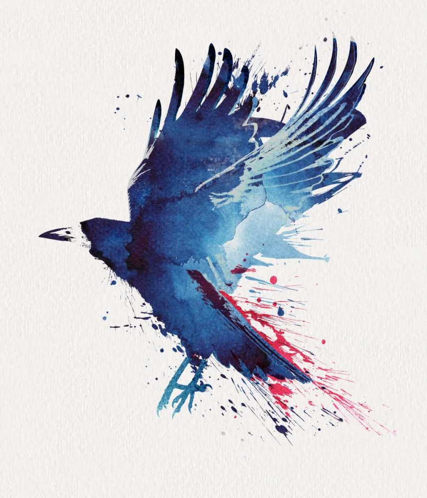 Bloody Crow art print by Robert Farkas for $57.95 CAD