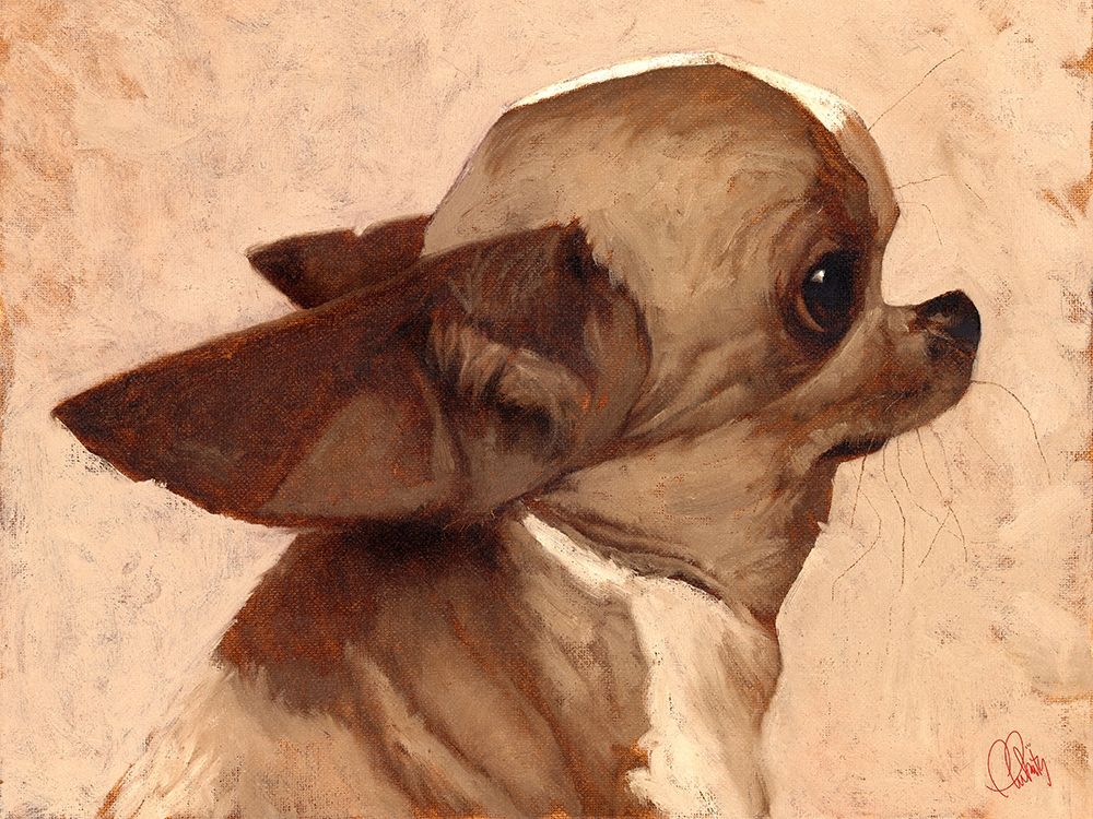 Profile-Chihuahua art print by Thomas Fluharty for $57.95 CAD