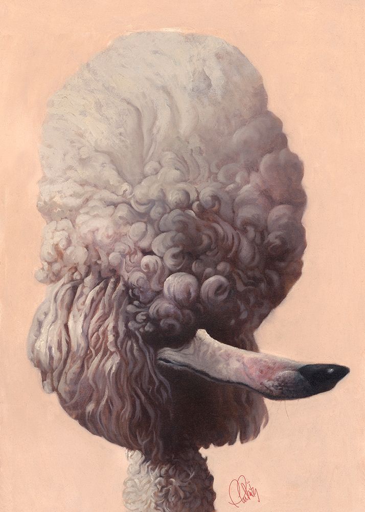Poodle art print by Thomas Fluharty for $57.95 CAD