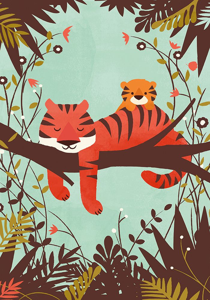 Sleeping Tiger art print by Jay Fleck for $57.95 CAD
