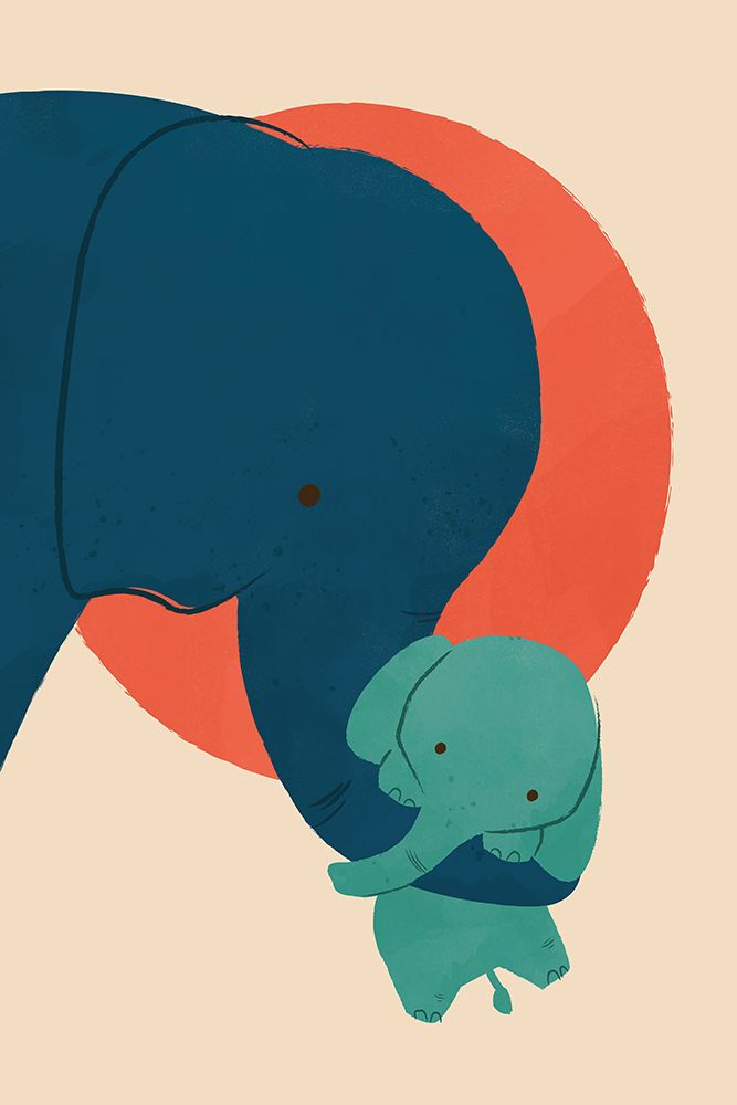 Baby Elephant 2 art print by Jay Fleck for $57.95 CAD