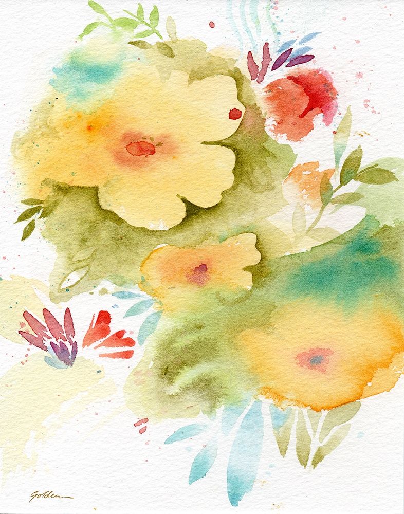 Fiesta Flowers art print by Sheila Golden for $57.95 CAD