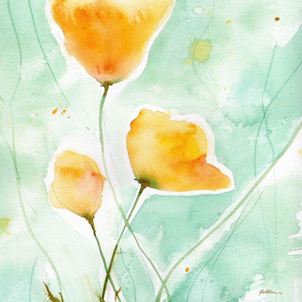 Precious Poppies art print by Sheila Golden for $57.95 CAD
