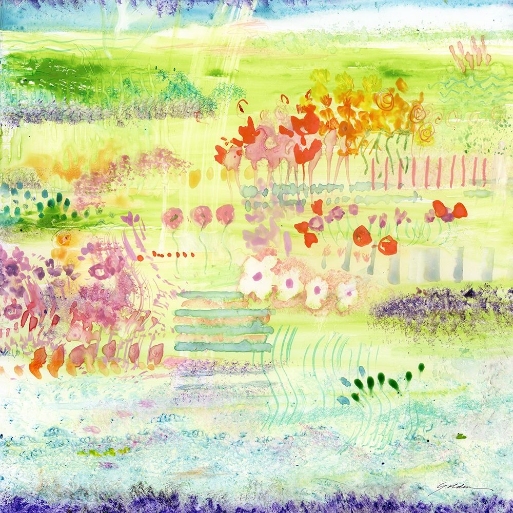 Garden by the Sea art print by Sheila Golden for $57.95 CAD