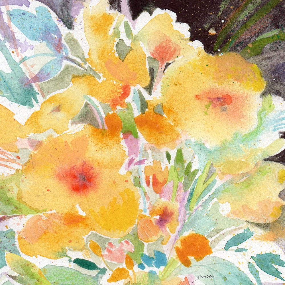 Yellow Bouquet art print by Sheila Golden for $57.95 CAD