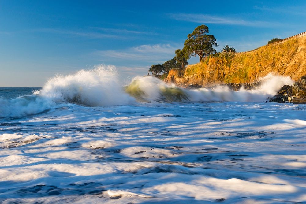 Capitola Cliffs and Waves art print by John Gavrilis for $57.95 CAD